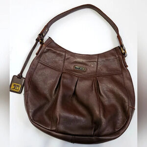 Joe's Womens Retro Brown Soho Leather Shoulder Handbag Great Condition Y2K